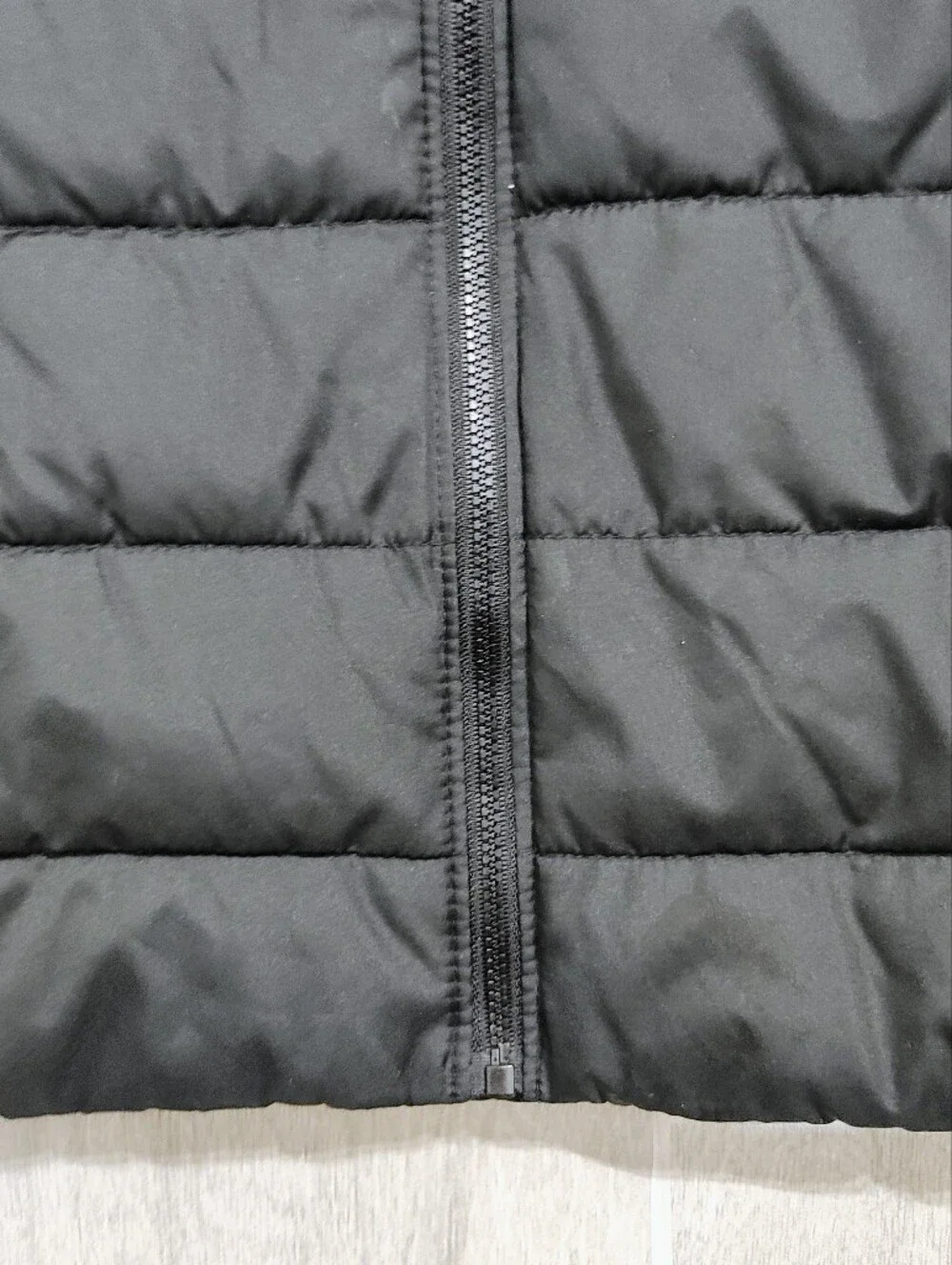 Old Navy Black Quilted Hooded Jacket